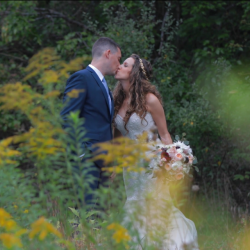 Bride and Groom Kissing | Filbert B&B, Danielsville, PA
