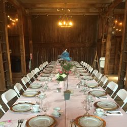 Wedding Table Setup | Filbert B&B, Danielsville, PA