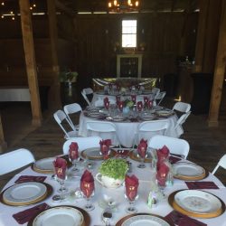 Wedding Table Setup | Filbert B&B, Danielsville, PA