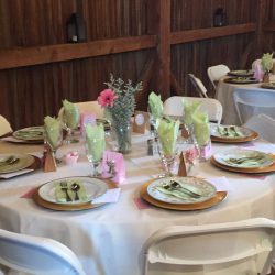 Wedding Table Setup | Filbert B&B, Danielsville, PA