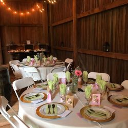 Wedding Table Setup | Filbert B&B, Danielsville, PA