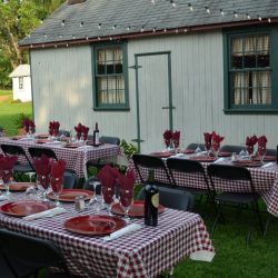 Wedding Table Setup | Filbert B&B, Danielsville, PA