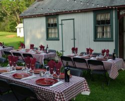 Wedding Table Setup | Filbert B&B, Danielsville, PA