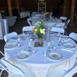 Wedding Table Setup | Filbert B&B, Danielsville, PA